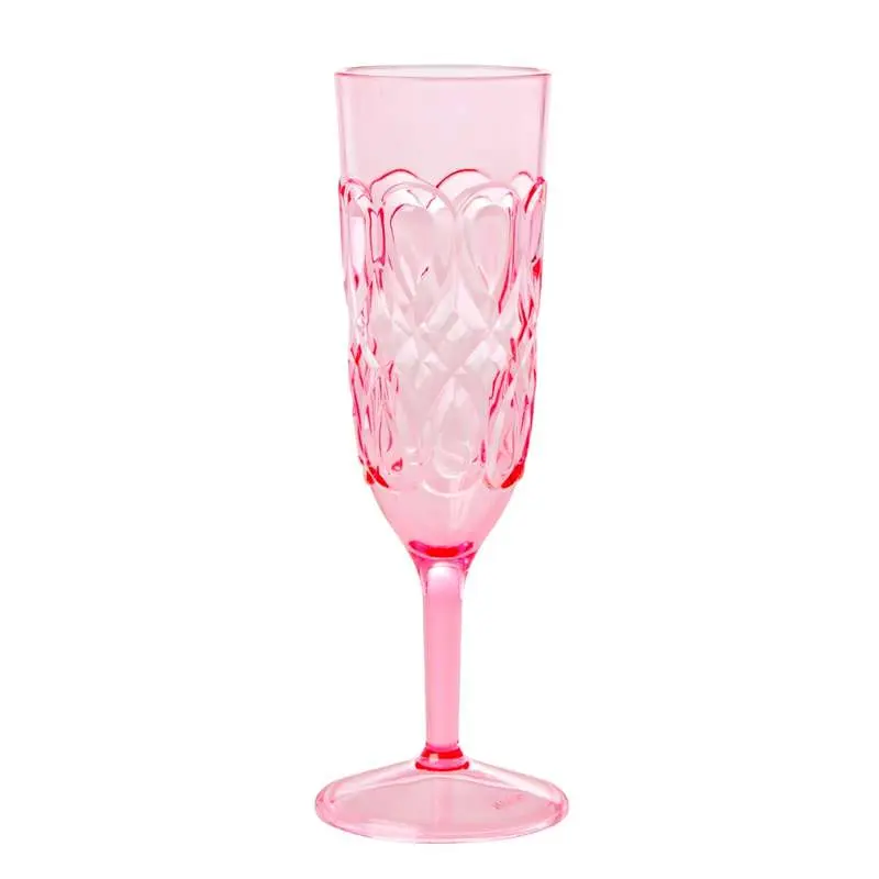 RICE Champagneglas i Akryl - Pink