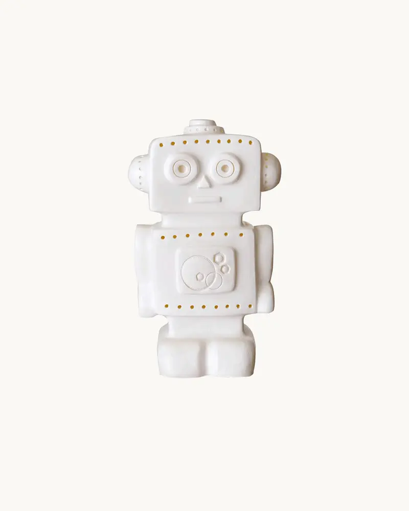 Robotlampe Hvid