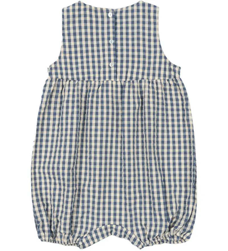 ROMPER CAPTAINS BLUE CHECK