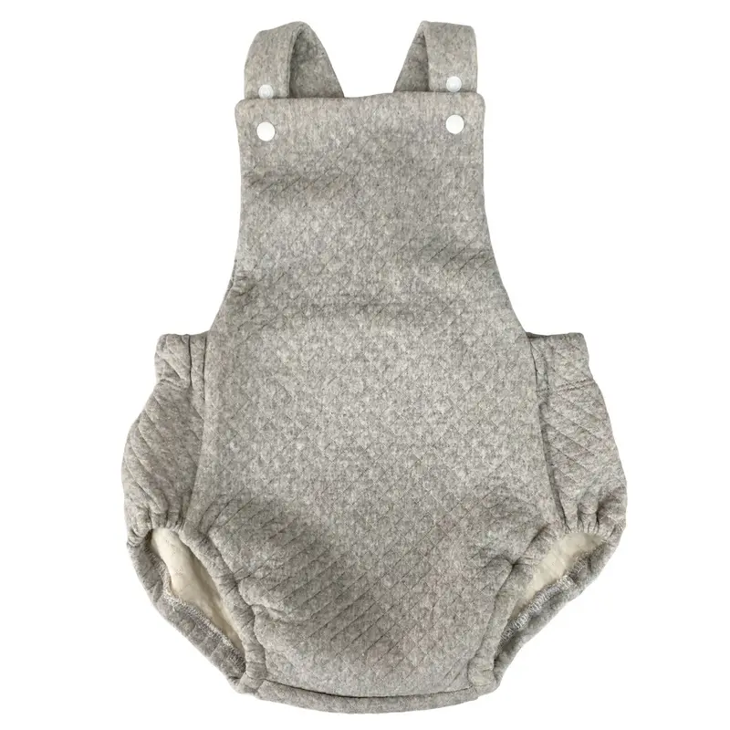 Romper | Grey Quiltet