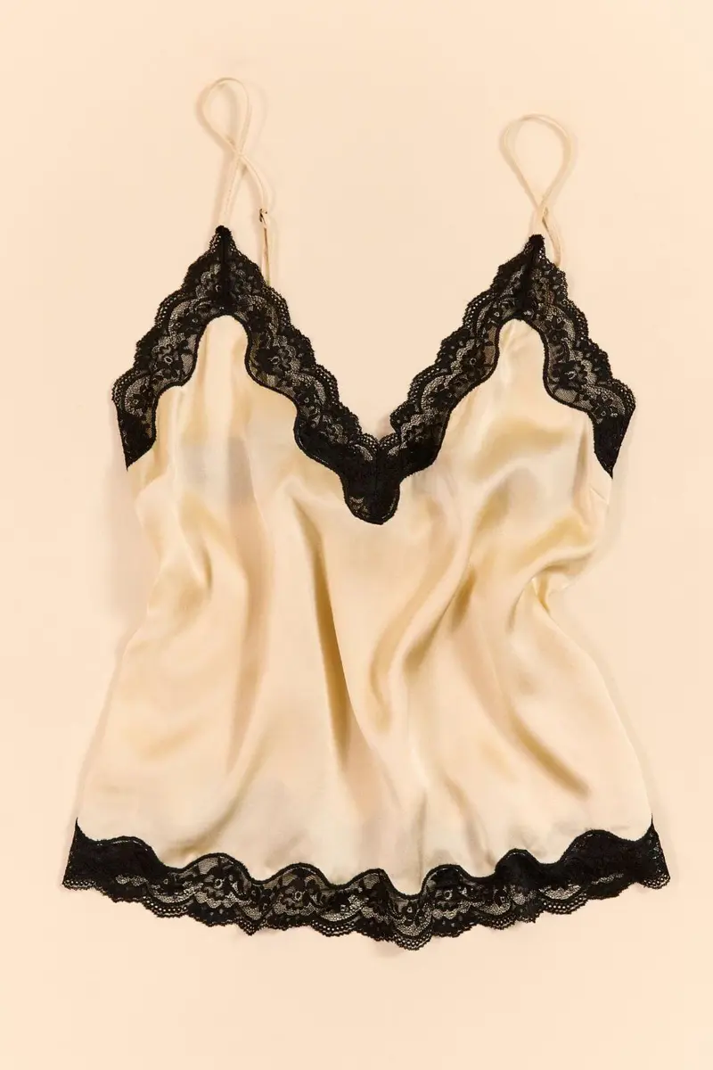 Rotate - Camisole W. Lace 1163991366 - 1366 Italian Straw