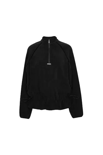 Rotate - Fleece Half Zip Jacket 115368100 - 100 Black