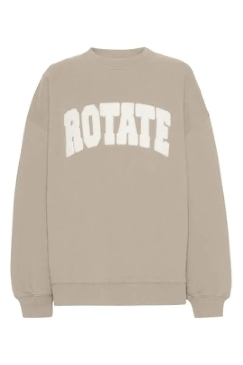 Rotate - Heavy Sweat Crewneck 115316532 - Cement