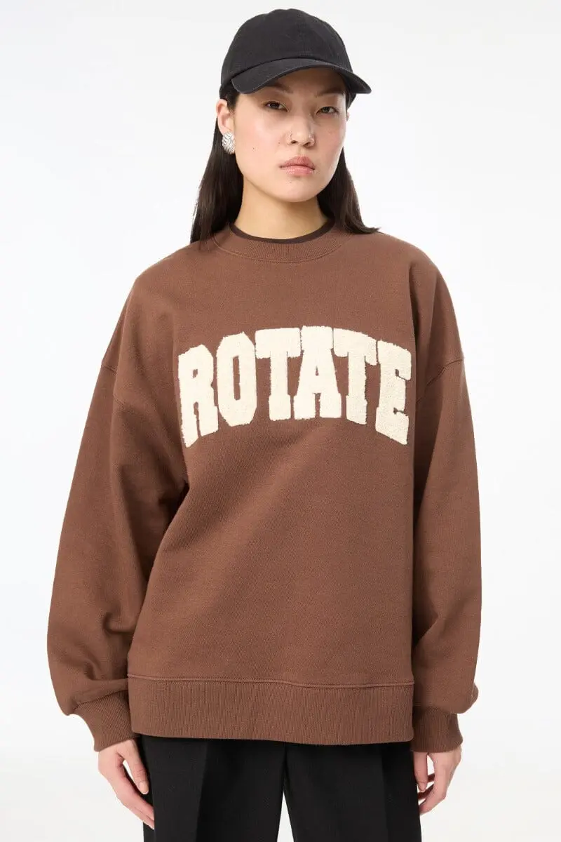 Rotate - Heavy Sweat Crewneck 116370559 - 559 Chestnut