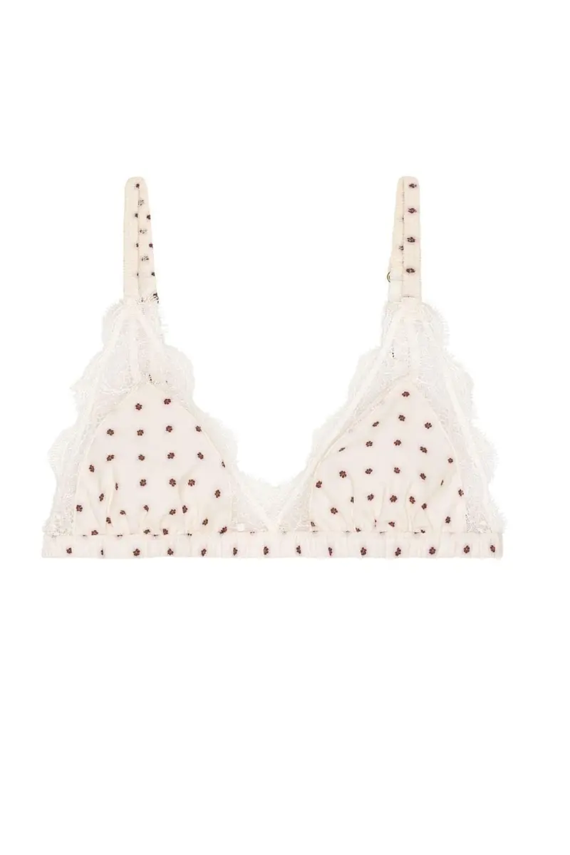 Rotate - Lace Triangle Bralette 1163941116 - 1116 Gardenia