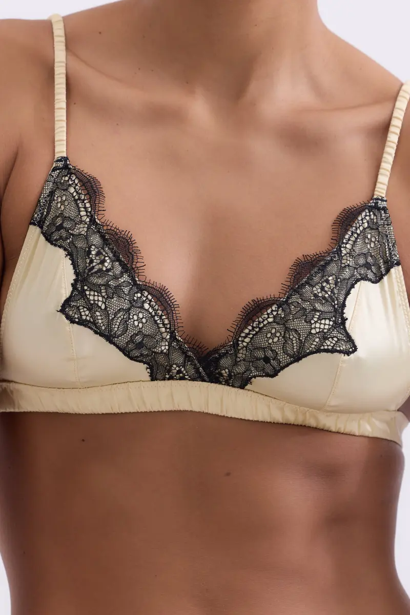 Rotate - Lace Trim Bralette 1163881366 - 1366 Italian Straw
