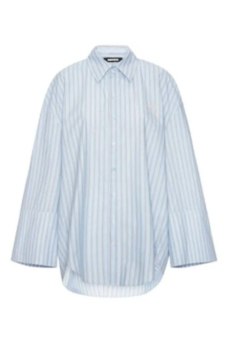 Rotate - Poplin Oversized Shirt 1153663082 - 3082 Hydrangea (blue) Comb.