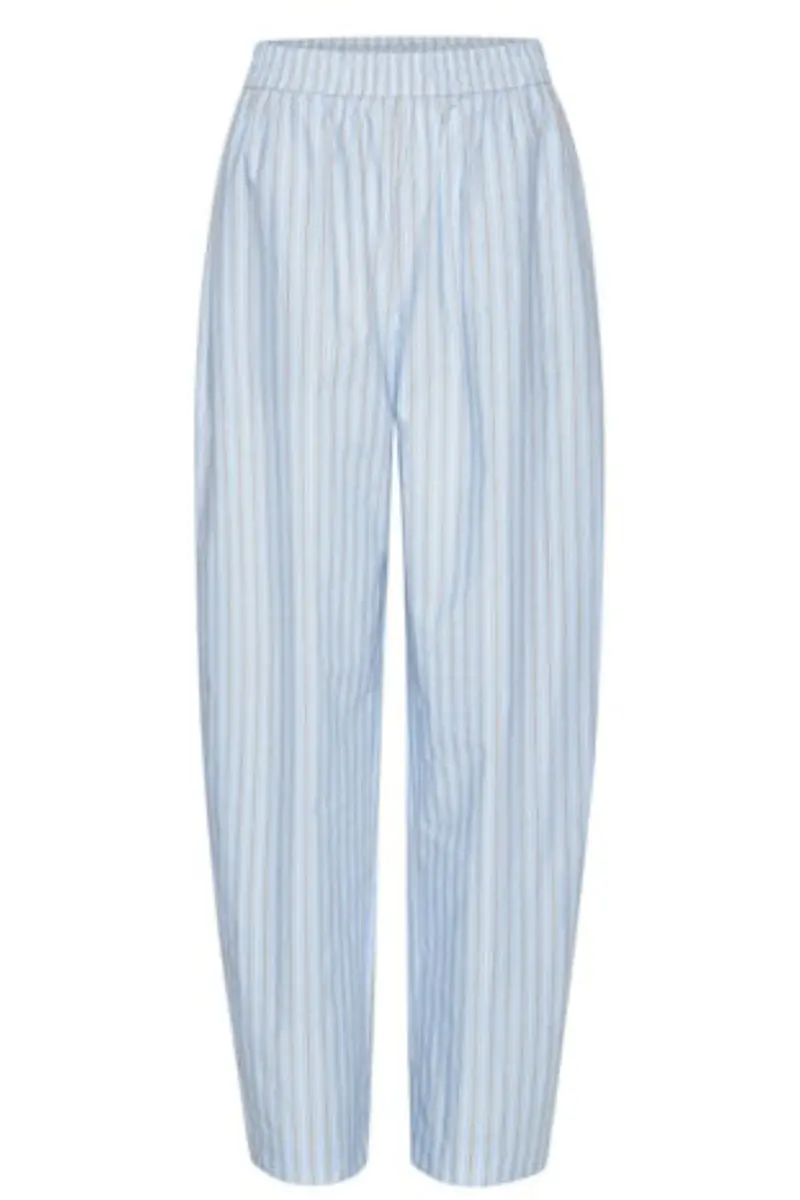 Rotate - Poplin Tapered Pants 1153643082 - 3082 Hydrangea (blue) Comb.