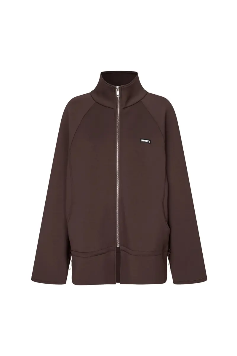 Rotate - Scuba Full Zip Jacket 1168982910 - 2910 Chicory Coffee