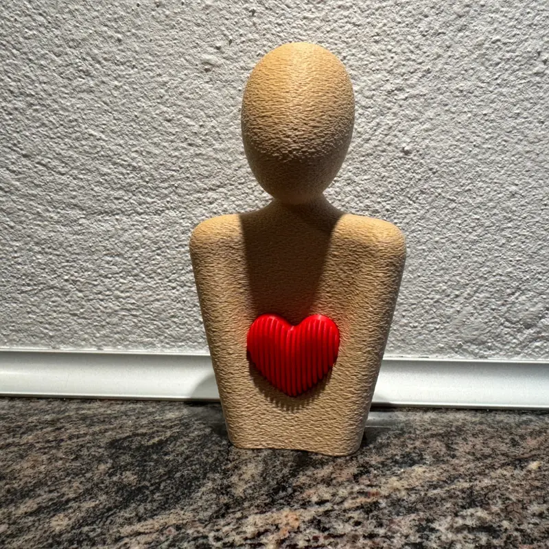 Sabre Hjertefigur med Aftageligt Hjerte