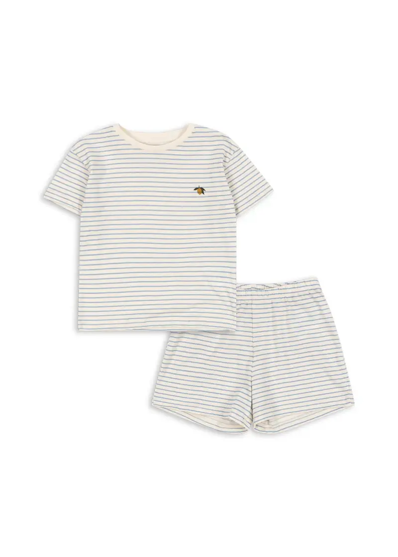 SÆT FAMO STRIPE BLUIE