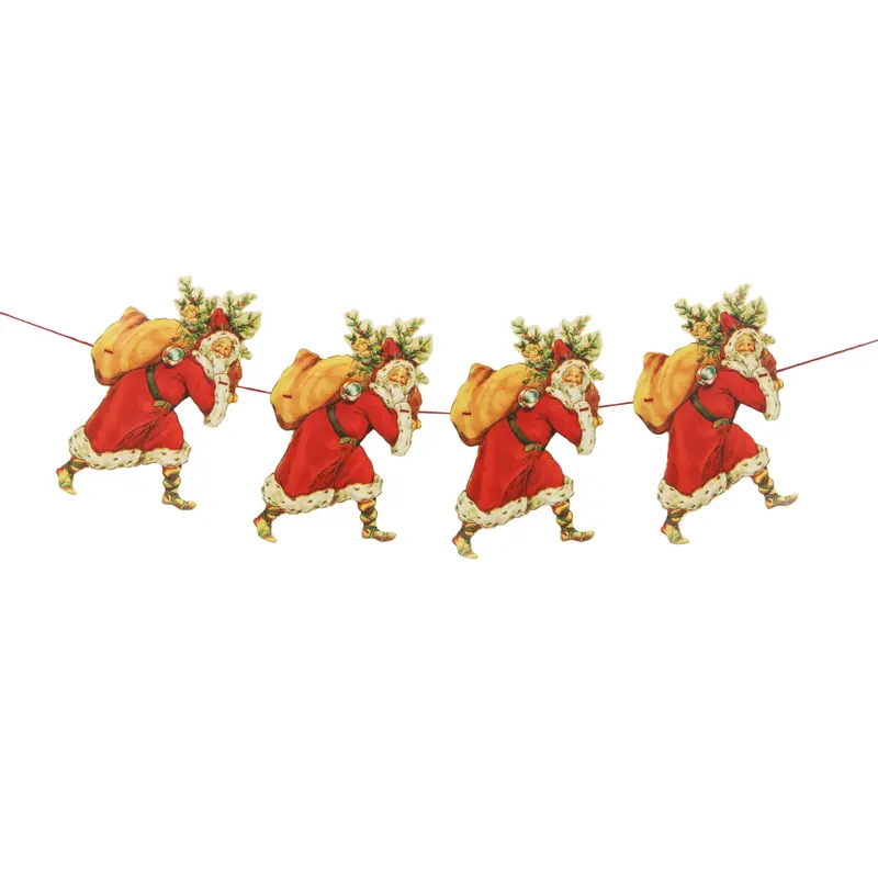 Santa Claus Paper Garland