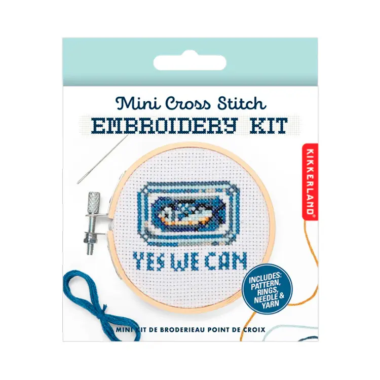 Sardine Mini Cross Stitch Embroidery Kit | Broderikit