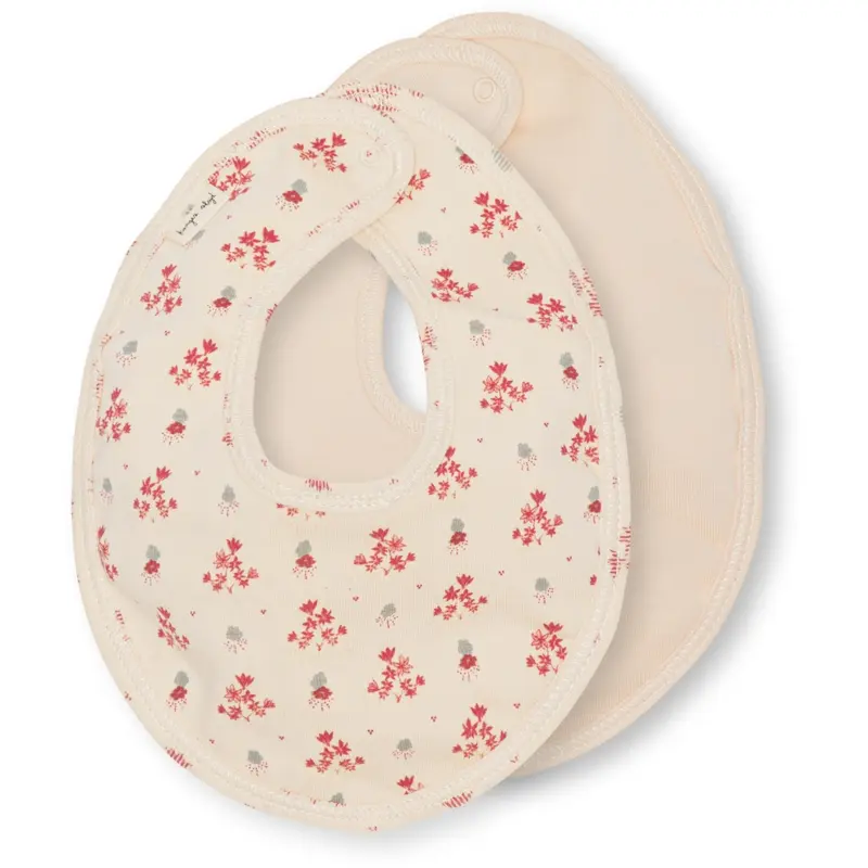 Savlesmæk, 2-pak vintage floral red/brazilian sand