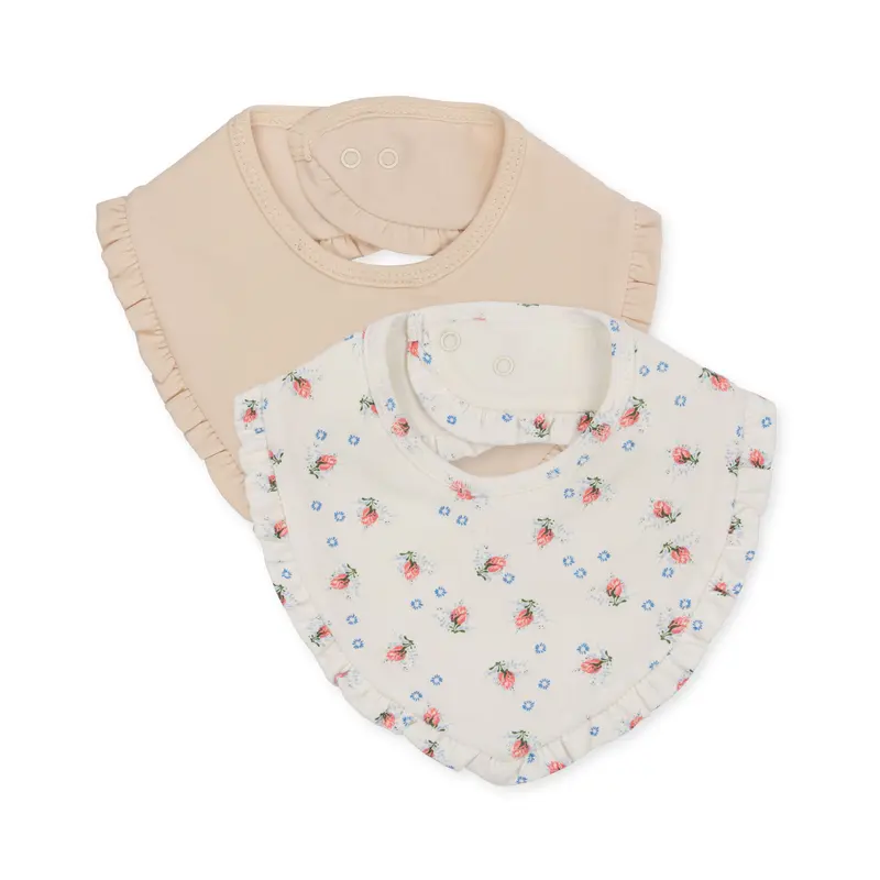 Savlesmæk med flæser, 2-pak, brise dé été / nouvelle peach