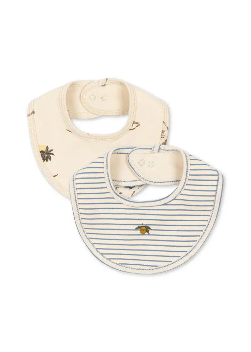 Savlesmække, 2 stk, kubi/stripe bluie