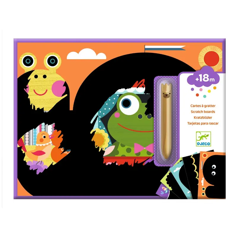 Scratch cards for de små, opdagelser