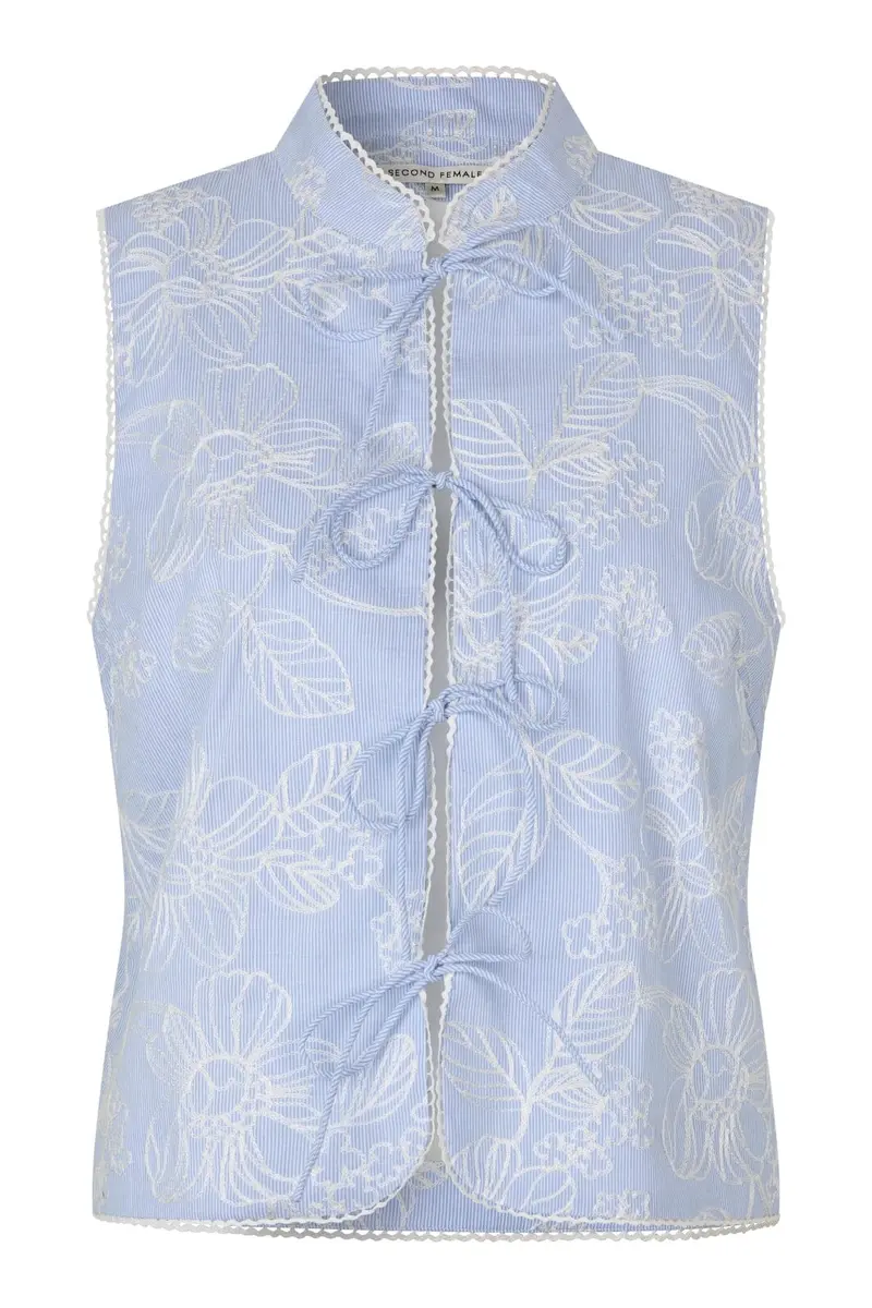 Second Female - Aubrey Top 60812 - 5117 Cashmere Blue