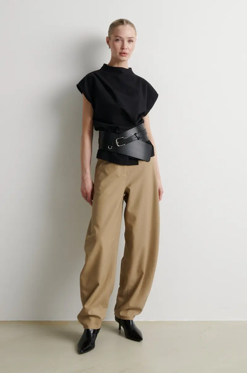Second Female - Blink Barrel Trousers 61235 - 6004 Chinchilla