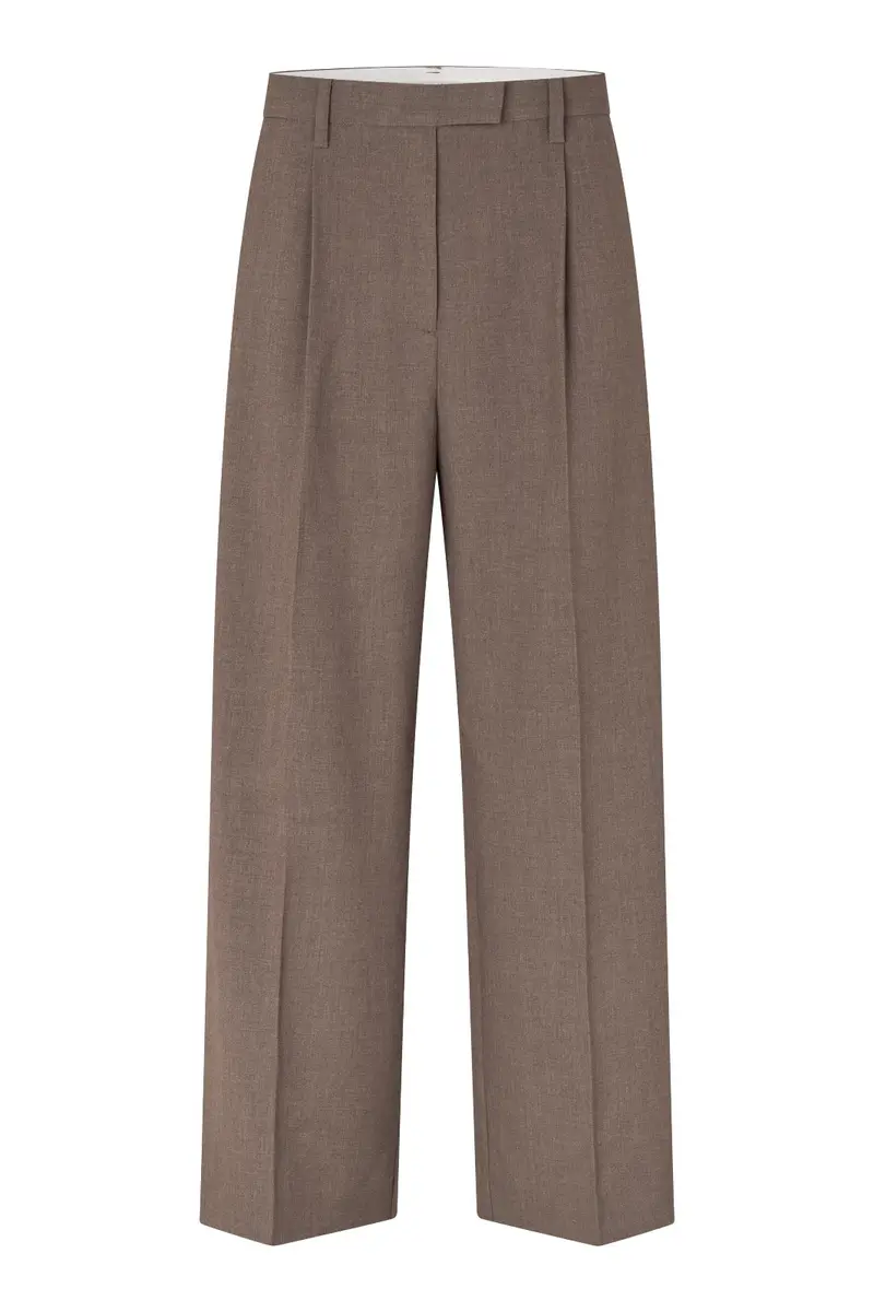 Second Female - Dakota Trousers 60416 - 6144 Mid Brown Melange