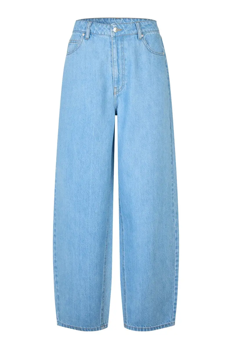 Second Female - Derby Denim Barrel Jeans 60791 - 5996 Light blue denim