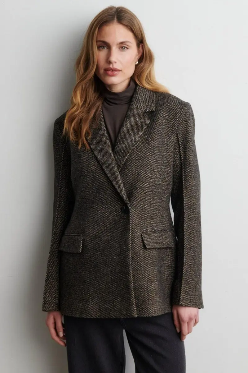 Second Female - Emi New Fitted Blazer 61108 - 6156 Demitasse