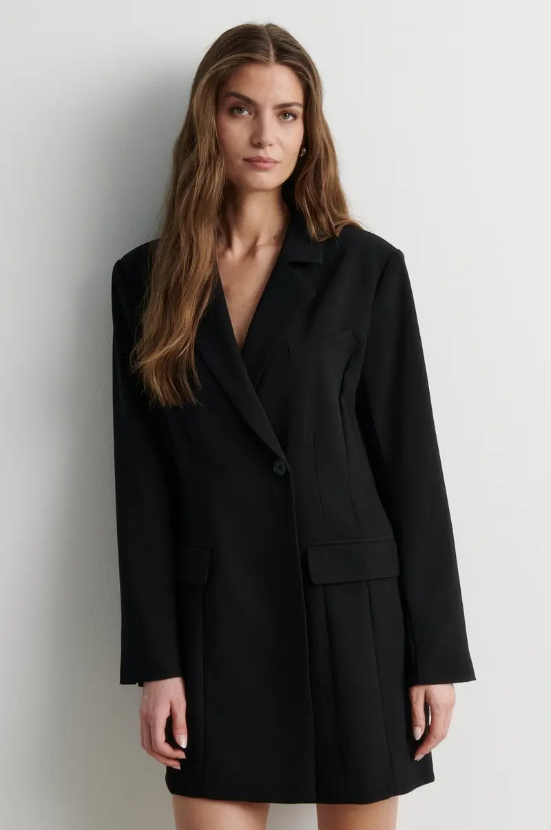 Second Female - Festa Fitted Blazer Dress 61310 - 8001 Black