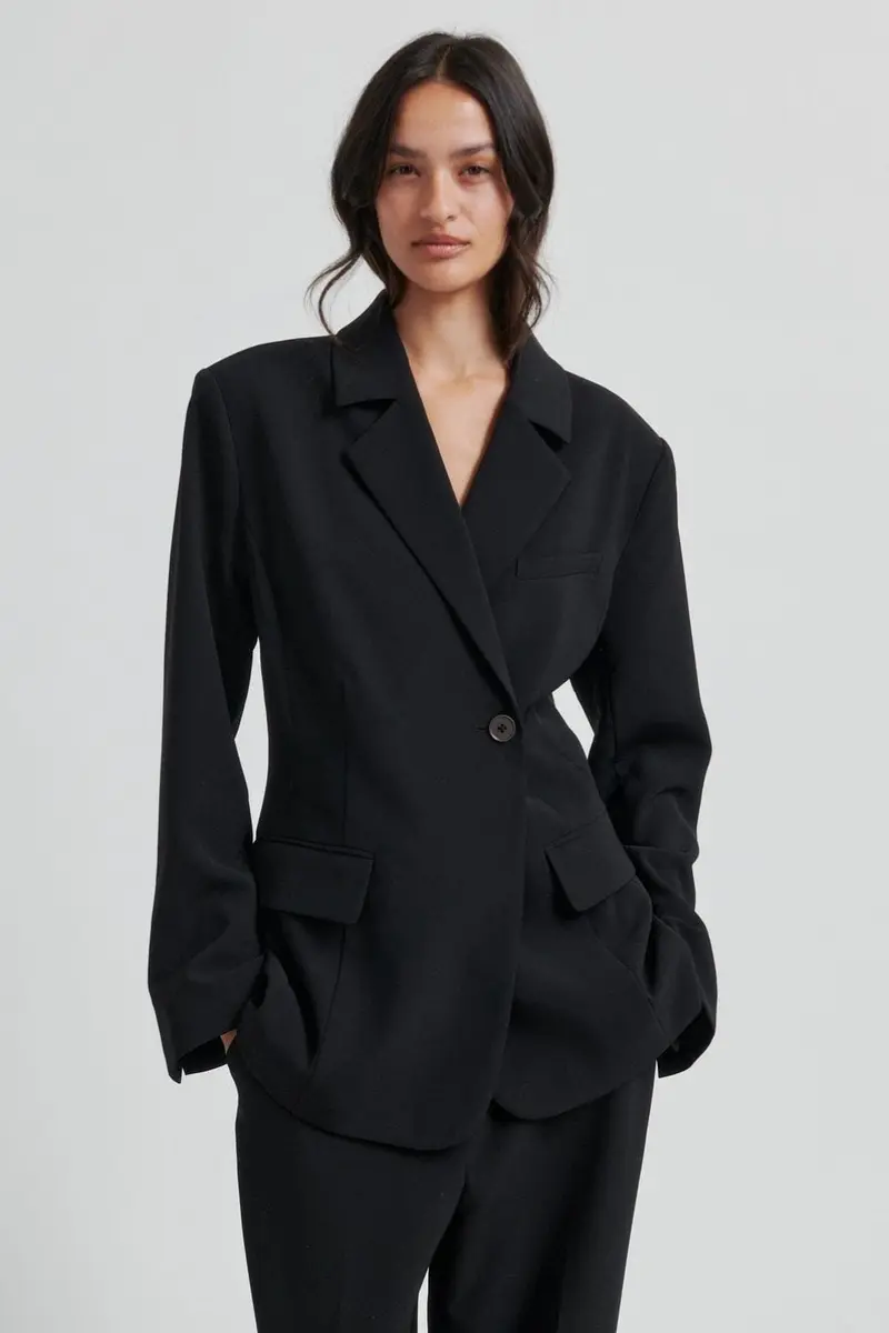 Second Female - Fique Fitted Blazer 60000 - 8001 Black