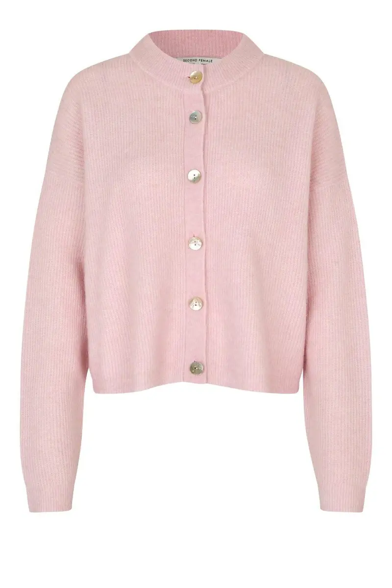 Second Female - Gabby Knit Cardigan 60305 - 9411 Pale Lilac
