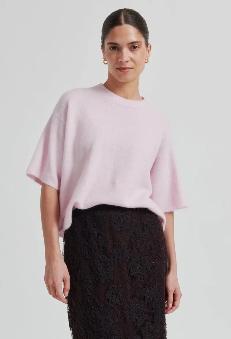 Second Female - Gabby Knit O-Neck 60543 - 9411 Pale Lilac
