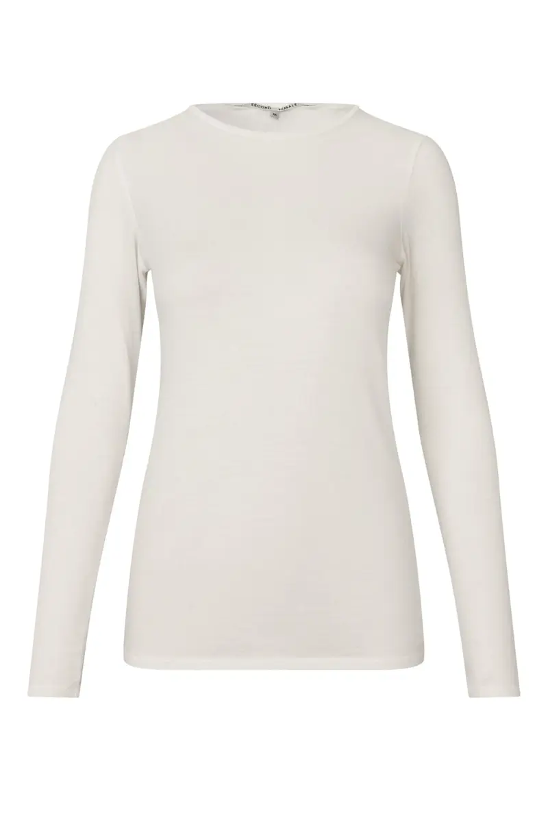 Second Female - Matima O-Neck Tee 55473 - 1002 Off white