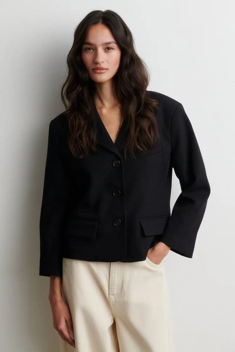 Second Female - Sella Short Blazer 60898 - 8001 Black