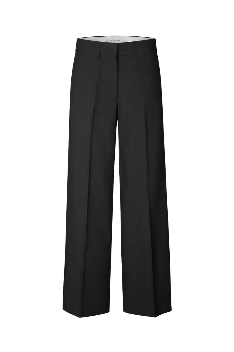 Second Female - Sella Straight Trousers 61934 - 8001 Black