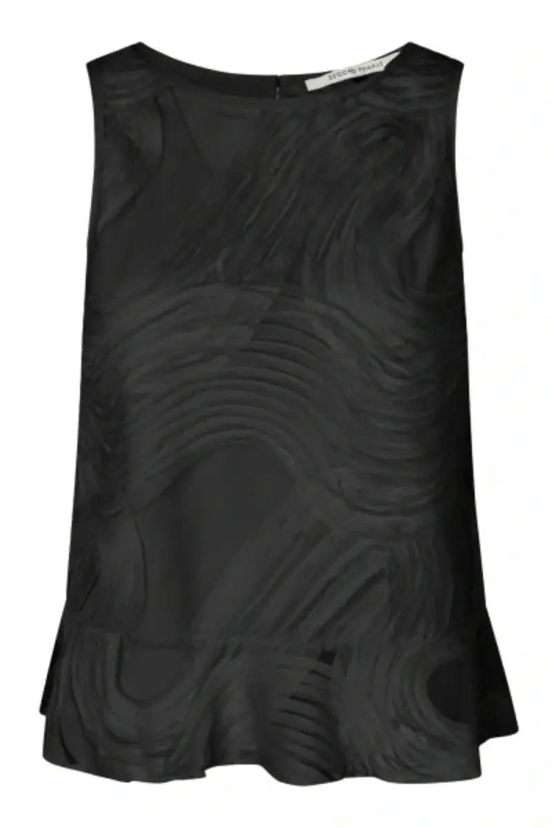 Second Female - Soalie Top 61088 - 8001 Black