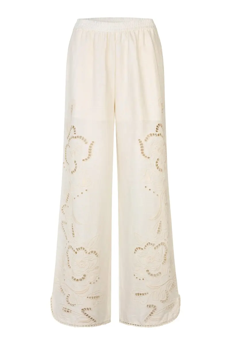 Second Female - Vilea Trousers 60818 - 1015 Eggnog