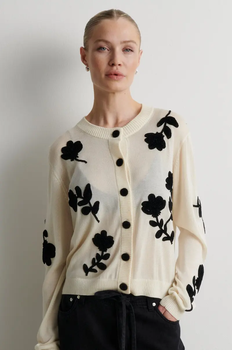 Second Female - Yota Knit Cardigan 61198 - 1051 Birch