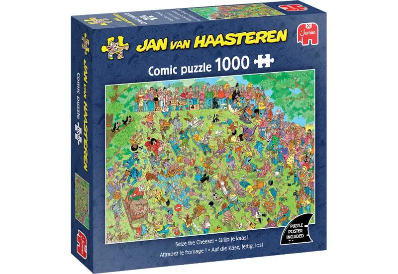 Seize the Cheese! Jan van Haasteren 1000 brikker