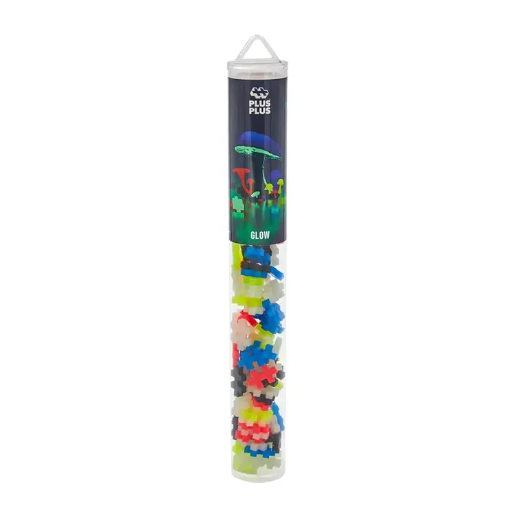 Selvlysende Farvemix 100 stk. | Plus-Plus