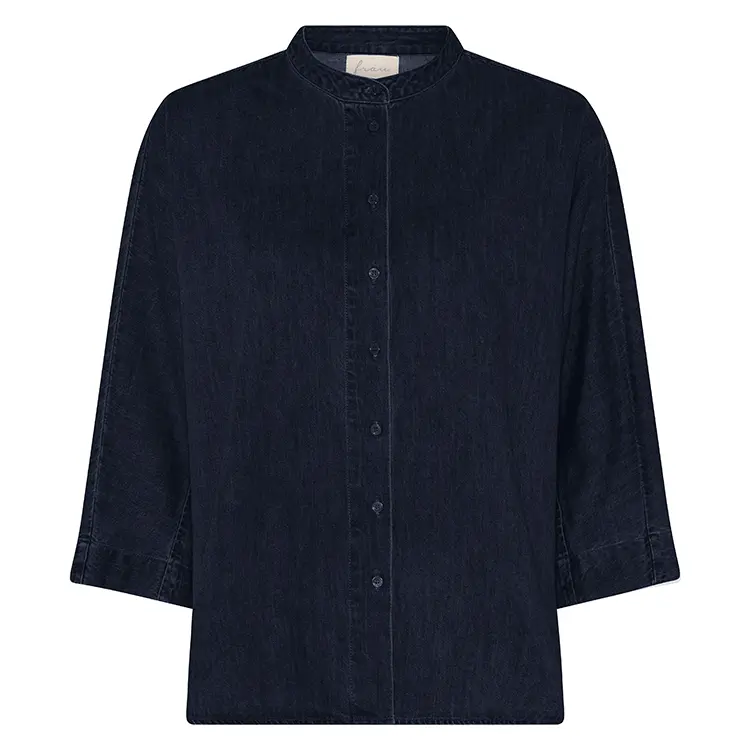 Seoul Short Denim Shirt | Skjorte | Dame | Bomuld