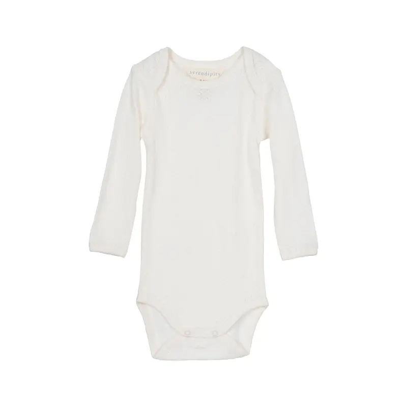 Serendipity Baby Pointelle Body - Off-White