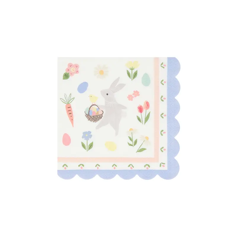 Servietter, easter bunny, small