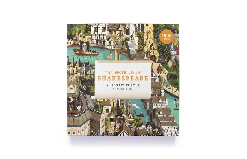 Shakespeare puslespil med 1000 brikker fra Laurence King