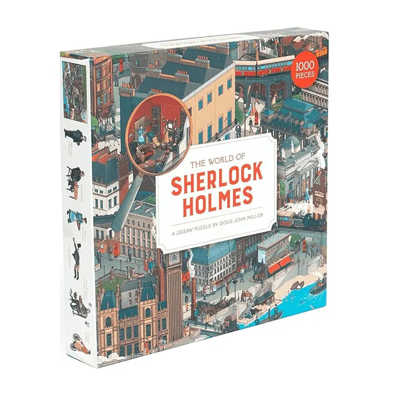 Sherlock Holmes puslespil med 1000 brikker fra Laurence King