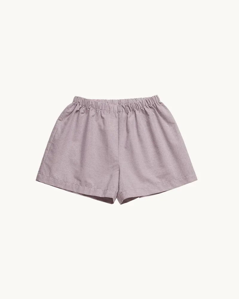 Shorts i Bomuld Brun