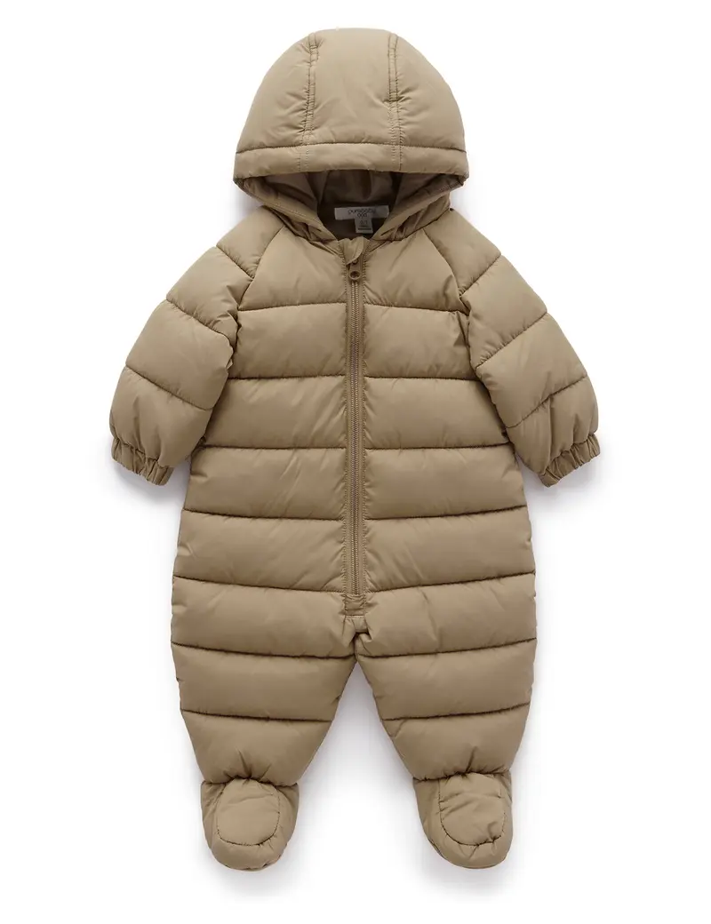 Shower Proff Padded Growsuit - Cinnamon