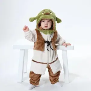 Shrek Børnekostume