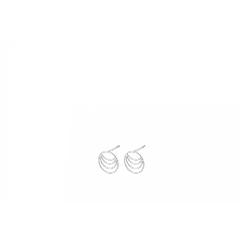 Silhouette earsticks silver