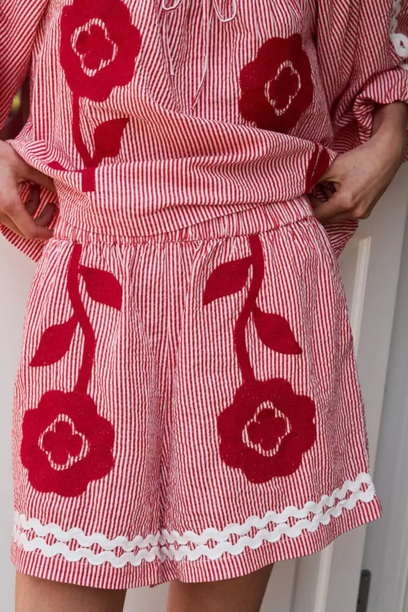 Sissel Edelbo - Abelone Shorts SE 1795 - Red Flower