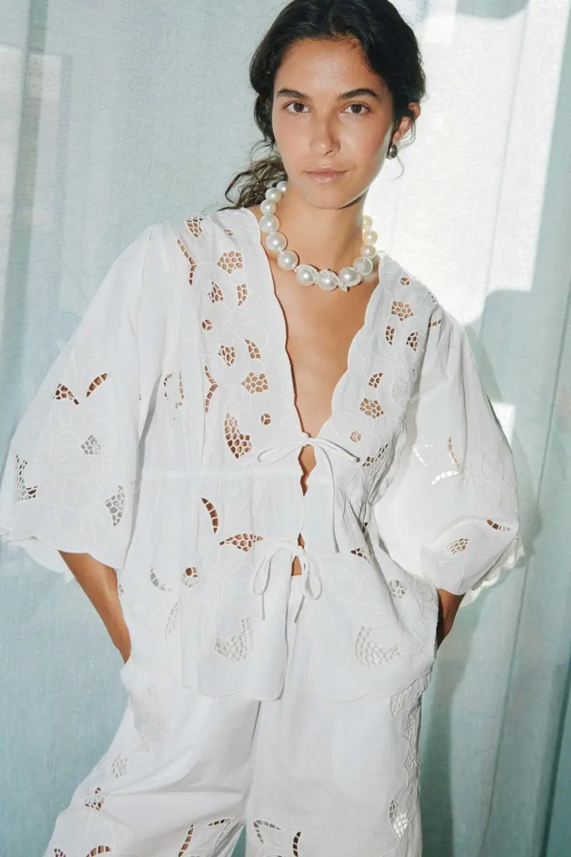 Sissel Edelbo - Adeline Top SE 1797 - Ecru