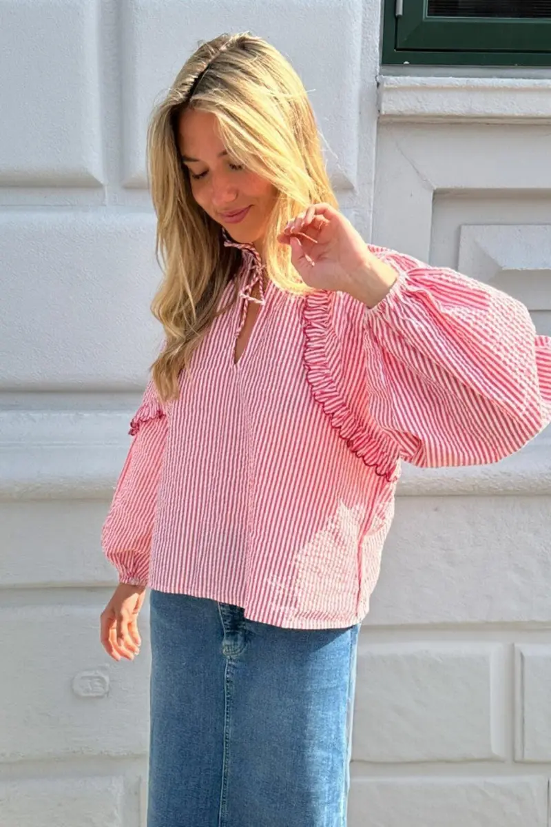 Sissel Edelbo - Balla Top SE 1467 - Red Stripes